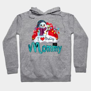 I Love Being Mommy Christmas Hoodie